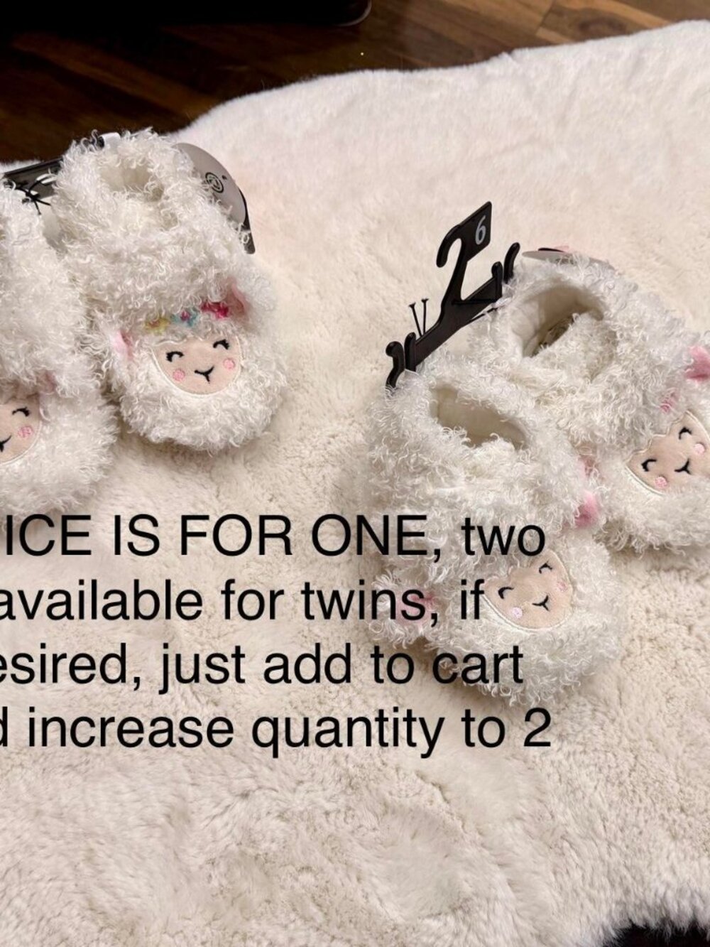 NWT Lamb Slippers Size 6-6.5